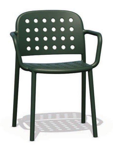Fauteuil Bomonti dossier ajouré
